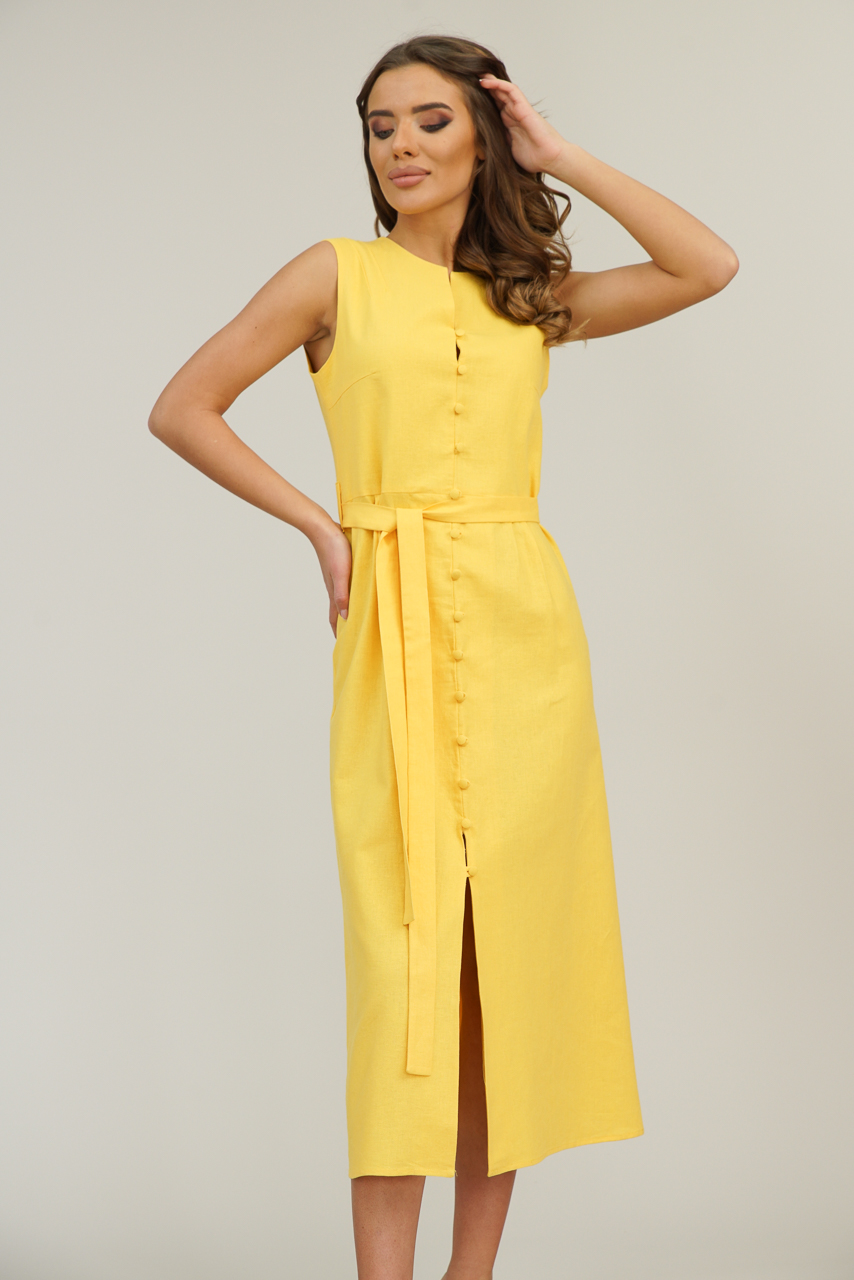 жълта рокля