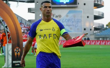 Нападателят на Ал Насър Кристиано Роналдо се прекръсти след гол в