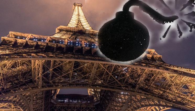 Айфелова кула - БОМБА на Айфеловата кула! (ВИДЕО)