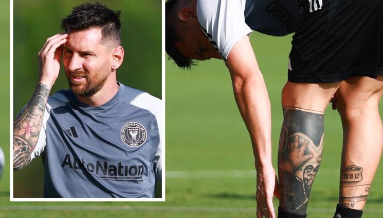 Меси глезен - Ох, боли, Маями! Бълхата Лео Меси стъпи на чорчик с вълшебната си левачка (ВИДЕО)