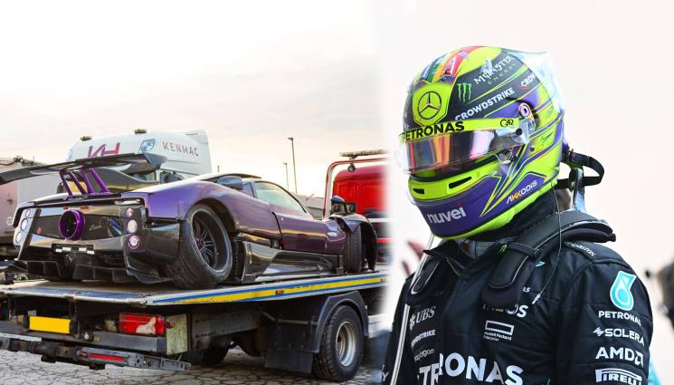 Люис Хамилтън кола катастрофа - От всяко дърво свирка не става: Богат левак разнебити суперкола на Люис Хамилтън