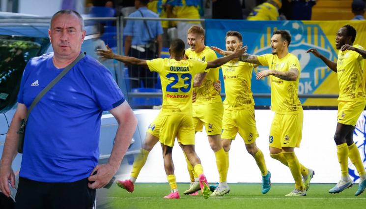 Астана - Мъри Стоилов при бившия си тим Астана преди реванша с Лудогорец