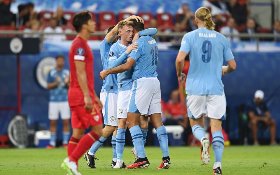 Манчестър Сити и Севиля играят при 1:1 в сблъсъка за