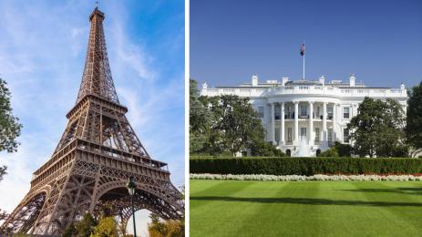 Айфелова кула Белия дом