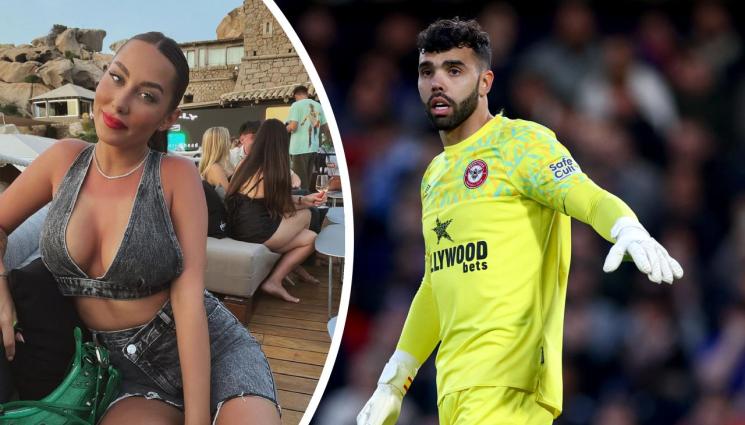 Татяна Трубул Давид Рая - Хубавата Татяна плени Арсенал