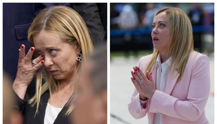 Джорджа Мелони - СЕКССКАНДАЛ: Джорджа Мелони изрита мъжа си заради шведска тройка