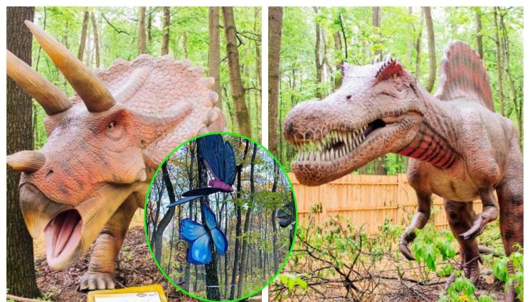 а - В парк „Бачиново“: Динозаври се заселват край Благоевград