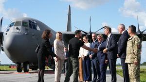 Президентът на Украйна Володимир Зеленски пристигна на посещение в Дания