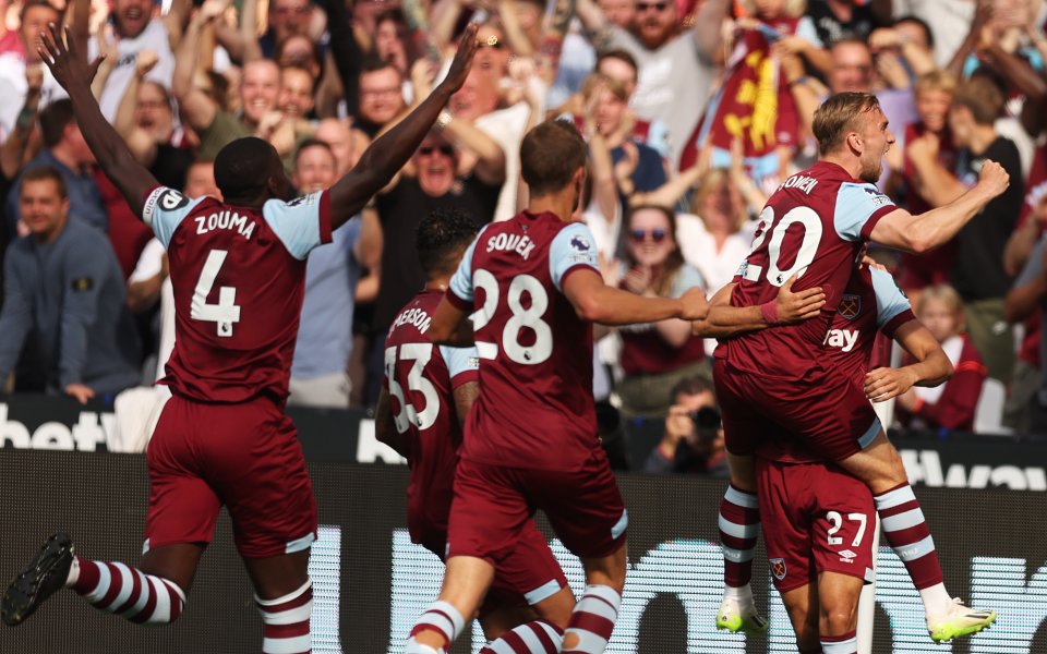 Уест Хем и Челси играят при резултат 1:1 в мач от втория