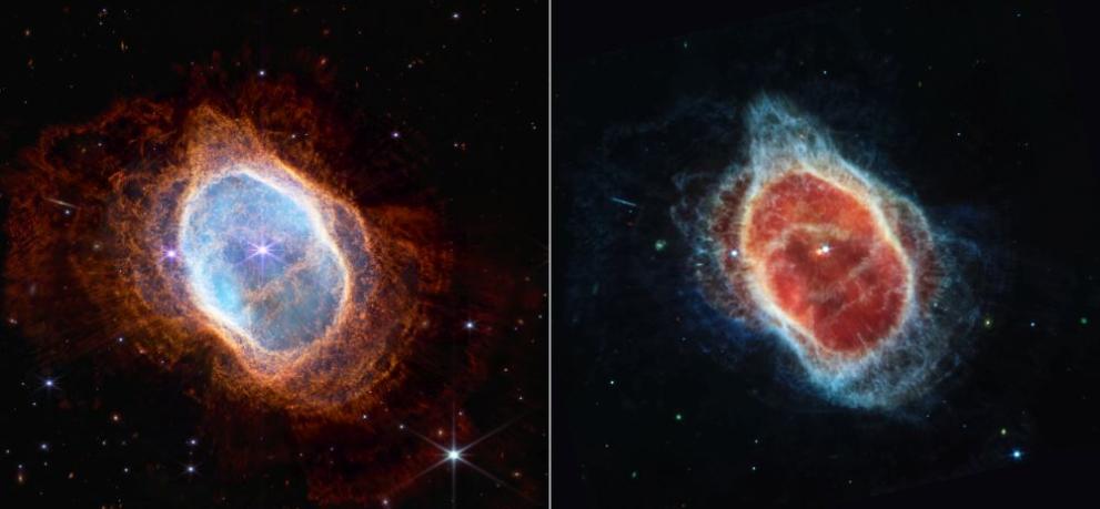 Космическият телескоп Джеймс Уеб“ засне мъглявината Пръстен с невиждани досега