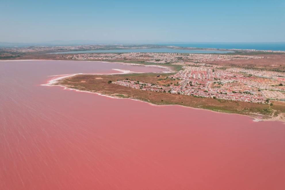 розови езера