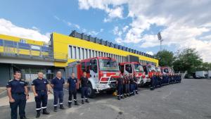 Пет екипа български пожарникари заминаха за Гърция от Кърджали през