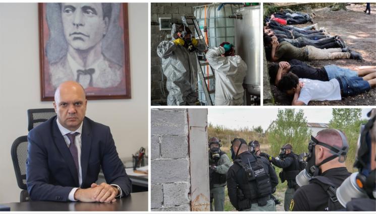 ГДБОП - Шефът на ГДБОП гл. ком. Явор Серафимов: Разбитата лаборатория можеше да произведе дрога за цяла България