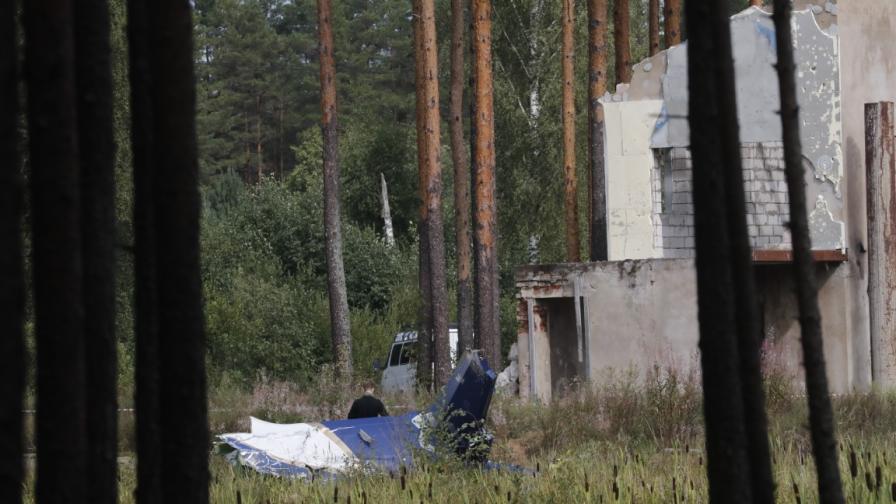 Русия тества ДНК на телата от самолета на Пригожин