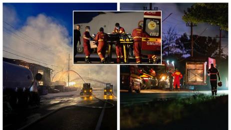 бензиностанция Румъния взрив