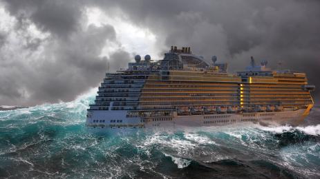 буря круизен кораб