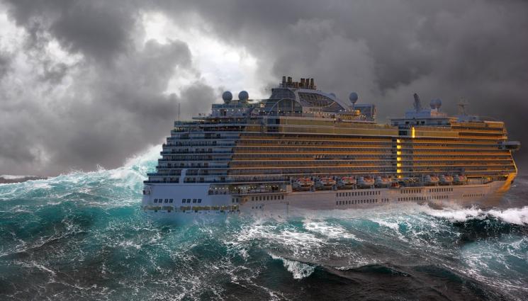 буря круизен кораб - В КАПАН: Луксозен круизен кораб заседна в Гренландия