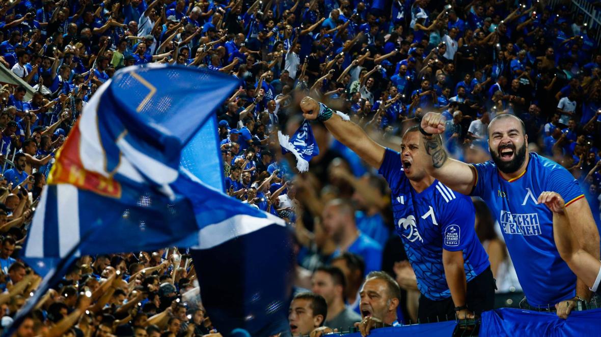 Левски публика Айнтрахт агитка