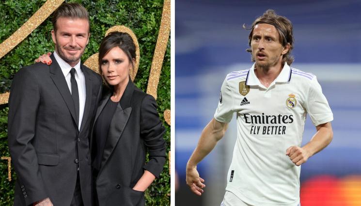 Дейвид Бекъм Виктория Бекъм Лука Модрич - Бекъм и Виктория на курорт с Модрич