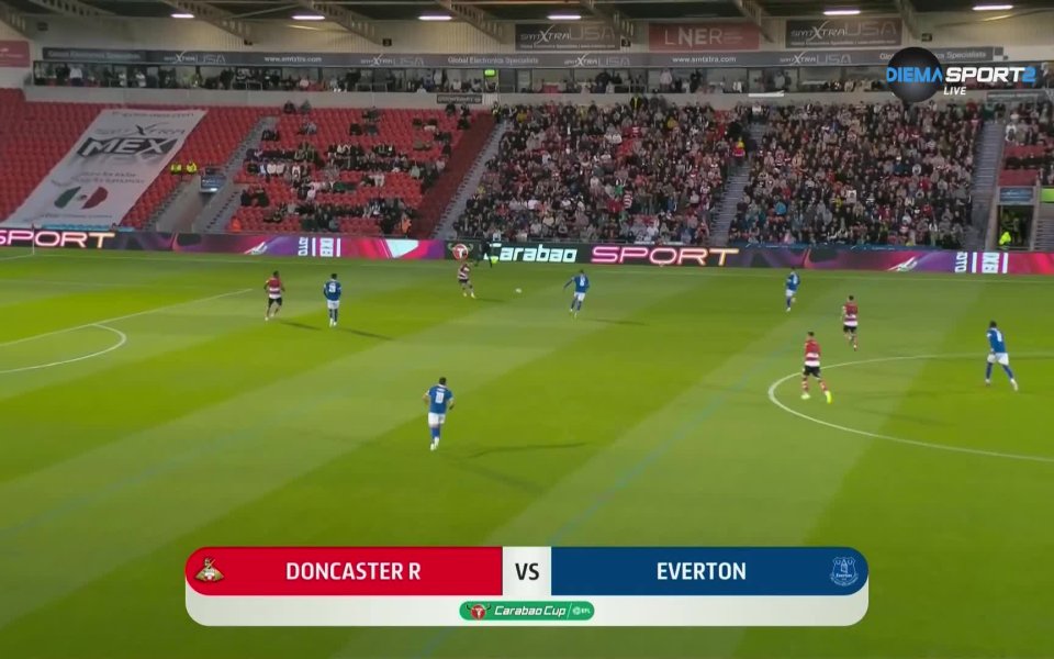 Евертън успя да надвие Донкастър в мач от втори кръг