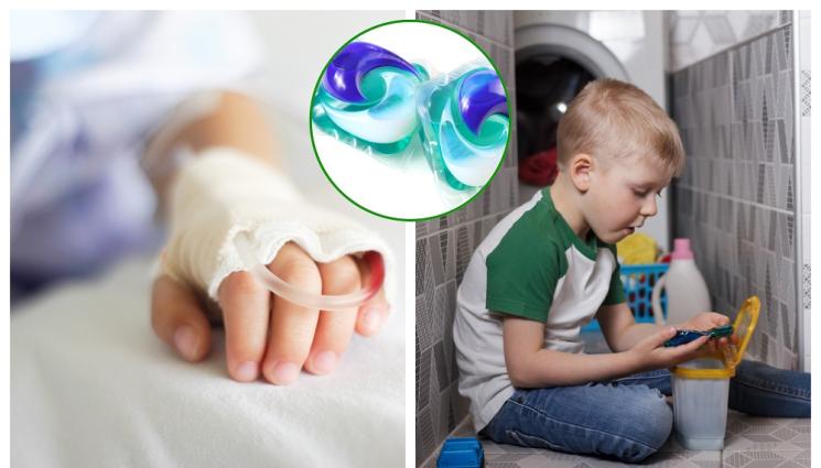 капсули пране - ОПАСНОСТ ВКЪЩИ: Малки деца поглъщат капсули за пране, мислят ги за бонбони