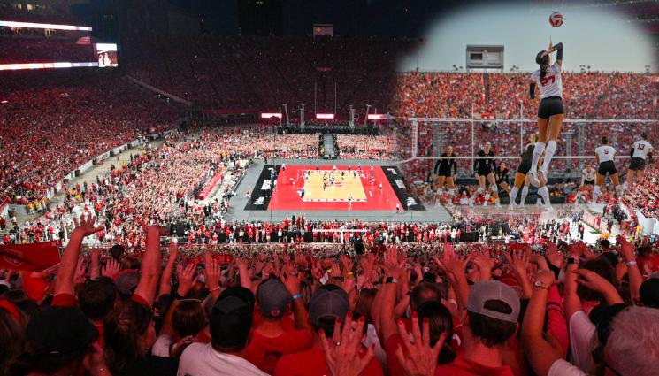 волейбол рекорд Небраска - Насред царевичака! 92 003 души на волейболен мач за жени са нов световен рекорд