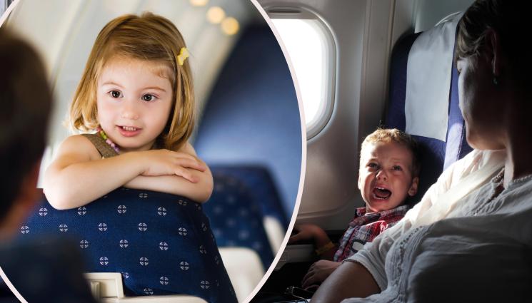 самолет - ЗАПОЧНА СЕ: Отделят децата в самолета