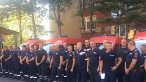 Втори екип от нови 36 български огнеборци замина за съседна