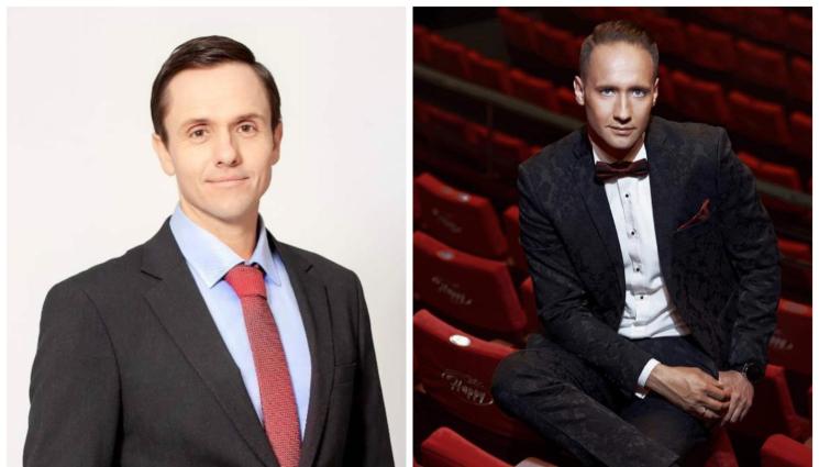 Дарин и Деян - Актьорите Дарин и Деян Ангелови, пред ,,Телеграф