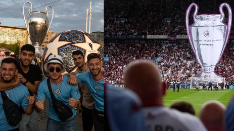 Манчестър Сити фенове Шампионска лига