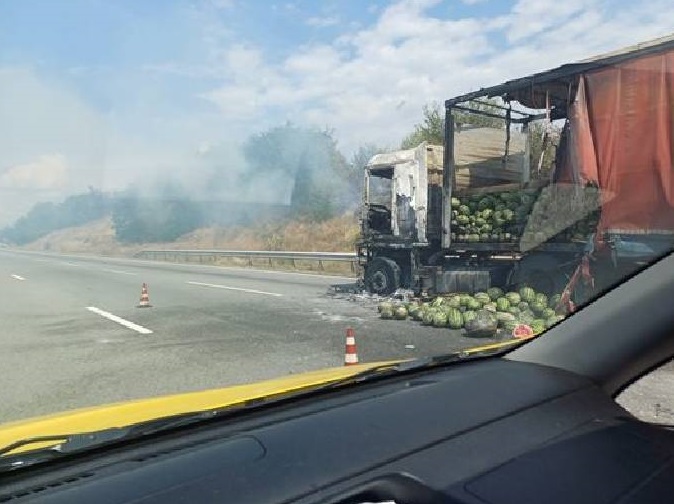 пожар камион