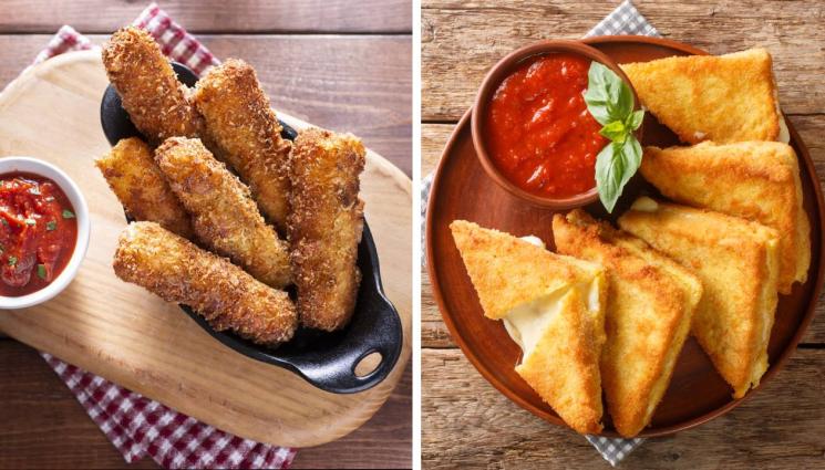 рецепти - Да панираме кашкавал: С шунка, с кренвирши, със сирене или по сицилиански