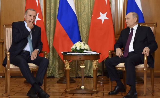 Ердоган в разговор с Путин: Турция е готова да си сътрудничи с Русия в борбата с тероризма