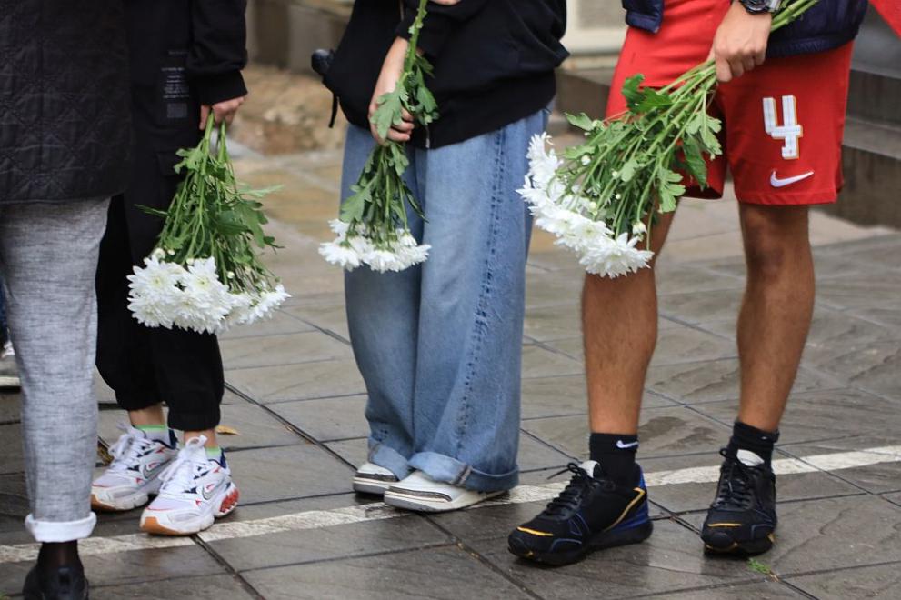  митинг пред Министерство на вътрешните работи поради войната по пътищата 