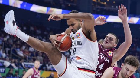 Германия Латвия баскетбол Манила
