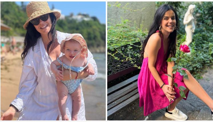 Мона - ОХ БАНЯ, ОХ КЕФ: Мона къпе децата в леген (СНИМКА)