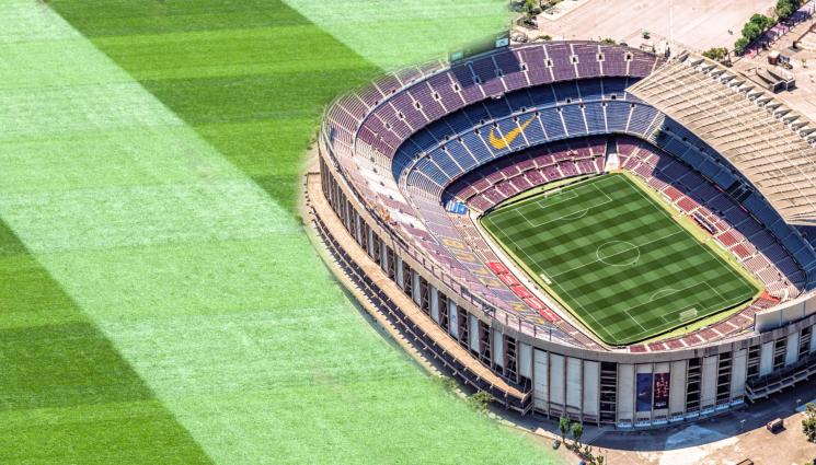 трева Барселона Камп Ноу - Трева с нотариус: Барселона пласира нова стока за маниаци