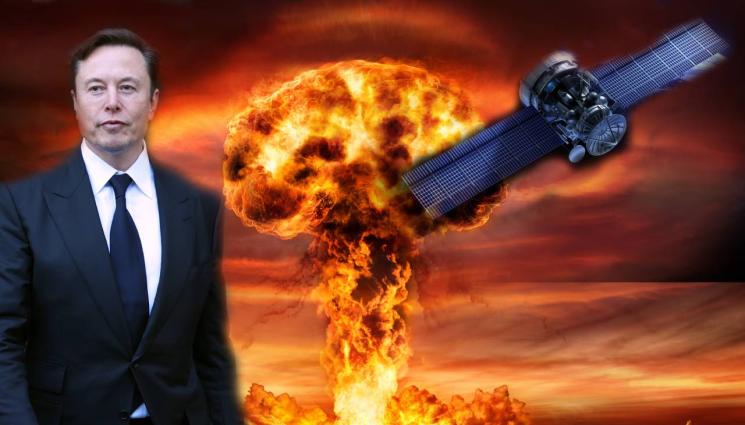 Илон Мъск - ИМА ЛИ ТОПКИ? Илон Мъск спрял сателитите си над Крим, уплашен от руски ядрен удар