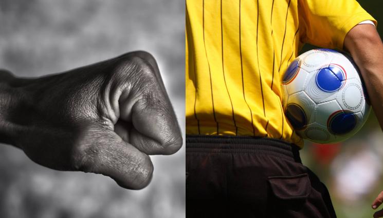 юмрук рефер - Пекан рефер! Бабаит налетя на футболен съдия и горчиво съжали за глупостта си (ВИДЕО)