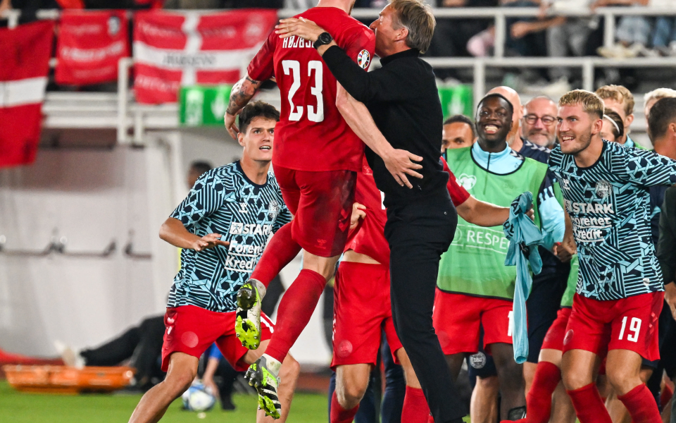 Отборът на Дания постигна ценна победа над Финландия с 1:0