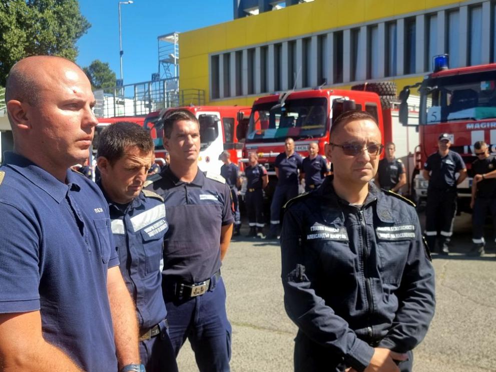 Шуменските пожарникари, които бяха част от модула на Главна дирекция