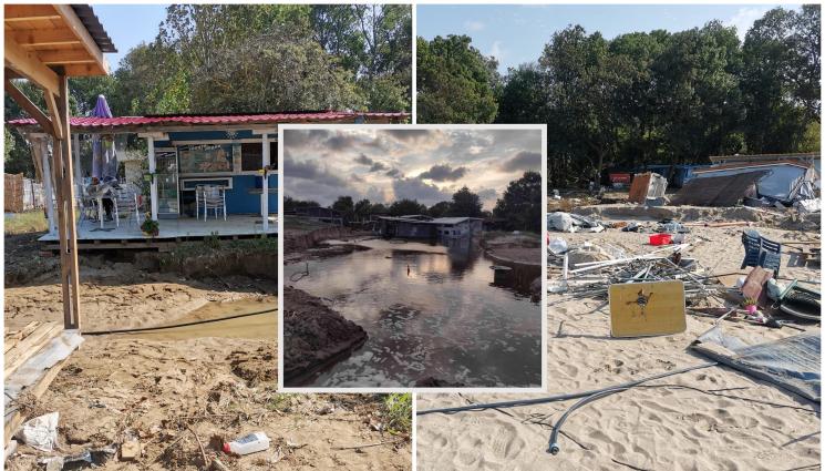 море - СЛЕД ВОДНОТО БЕДСТВИЕ: Чистят Царево от каравани