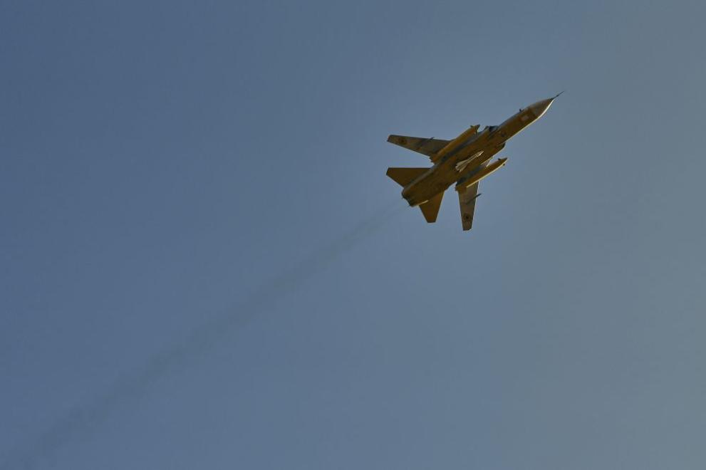 Руски боен самолет Су-24 се е разбил по време на