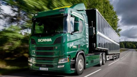 scania hybrid truck камион влекач