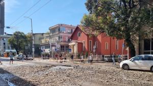 В Плевен започнаха първите възстановителни дейности по улица Димитър Константинов