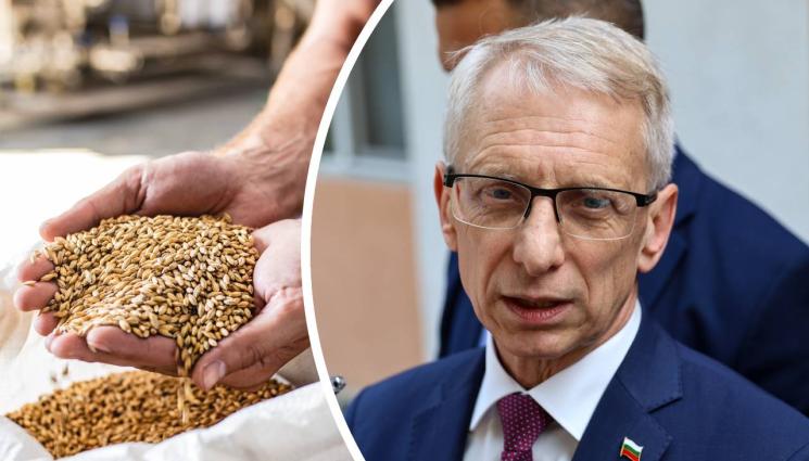 Николай Денков зърнопроизводители - ДЕНКОВ ДАДЕ ЗАДЕН: Изплащаме всички субсидии на земеделските производители до 30 септември