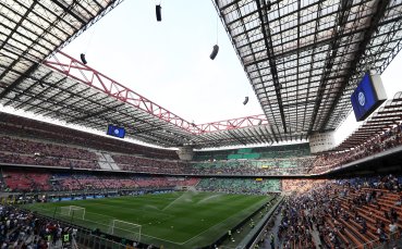Отборите на Интер и Милан при резултат 1 0 в първото