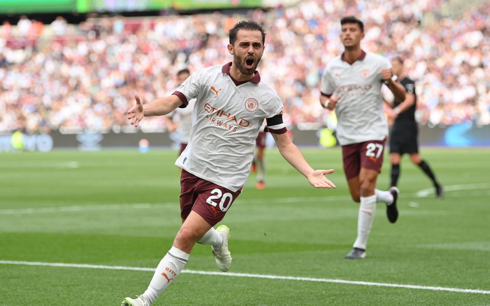 Манчестър Сити победи Уест Хем с 3:1 в мач от 5-ия кръг