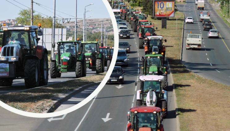 протест зърнопроизводители - ВНИМАНИЕ: Зърнопроизводителите изкарват тракторите