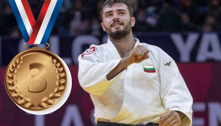 Борис Георгиев бронзов медал Европейска купа - Борис Георгиев спечели бронзов медал до 100 кг на Европейската купа по джудо в Сараево